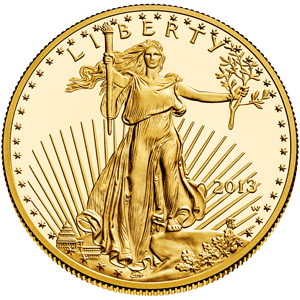 American Gold Eagle Positive