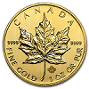 Canadian Gold Maple Leaf Reverse